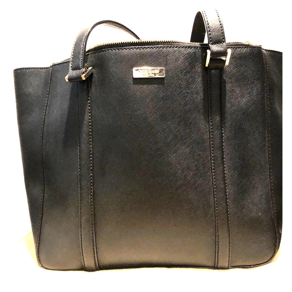 Gently used Kate spade black shoulder bag
